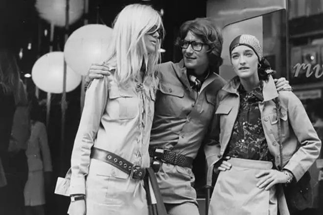 Yves Saint Laurent presented his first woman suit in 1966